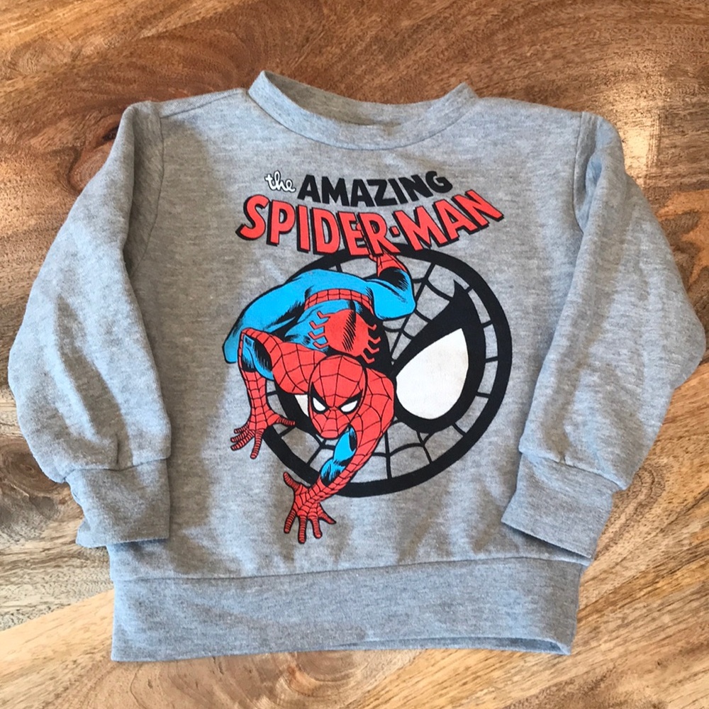 Spider-Man Sweatshirt (barely worn) 2T 🕷